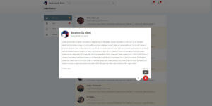 Blog & Portfolio Admin Panel Inbox New Message Page Screenshot